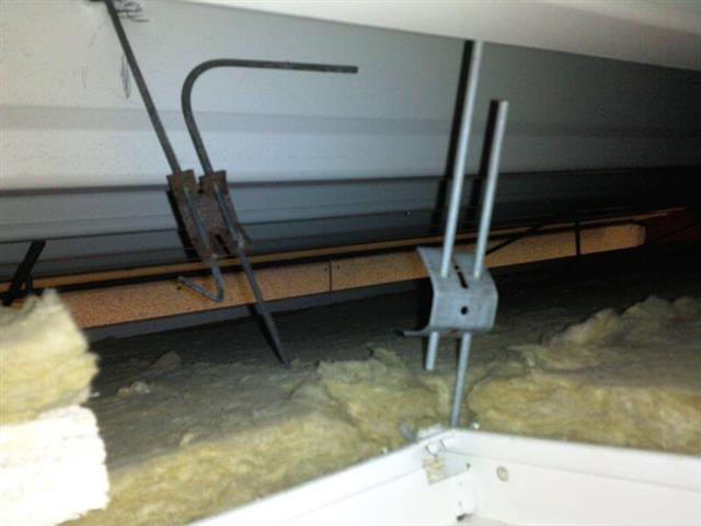 Gehele veer en draad stangen snelspanner roest